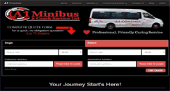 Desktop Screenshot of a1coaches.com